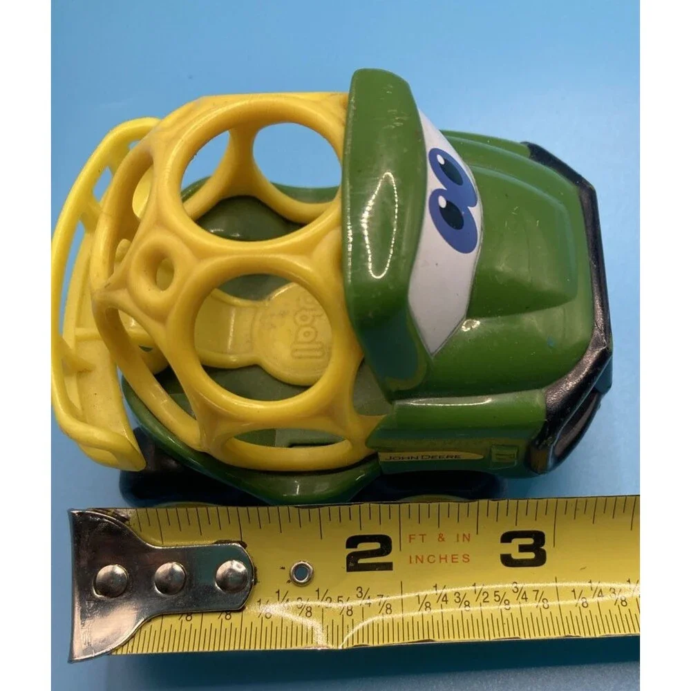 John Deere Oball Go Grippers Green Yellow Toy Truck Tractor Toddler Baby Car